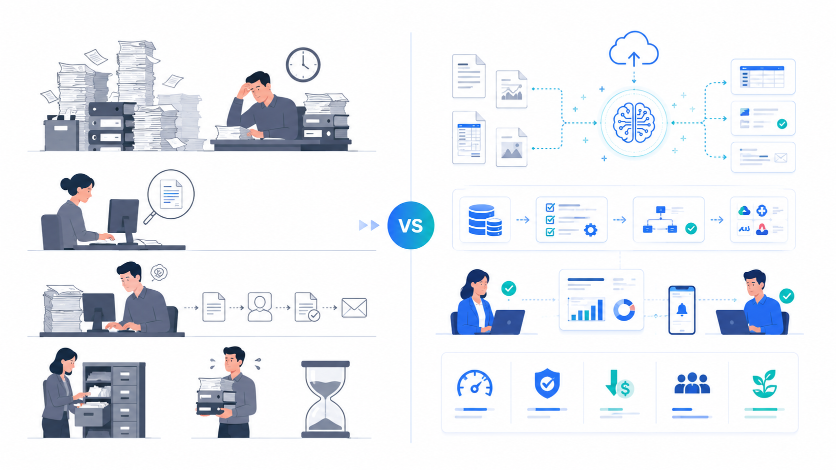 Document AI vs. Traditional Document Processing: A Complete Comparison | Document AI | AI for Businesses | AI Education